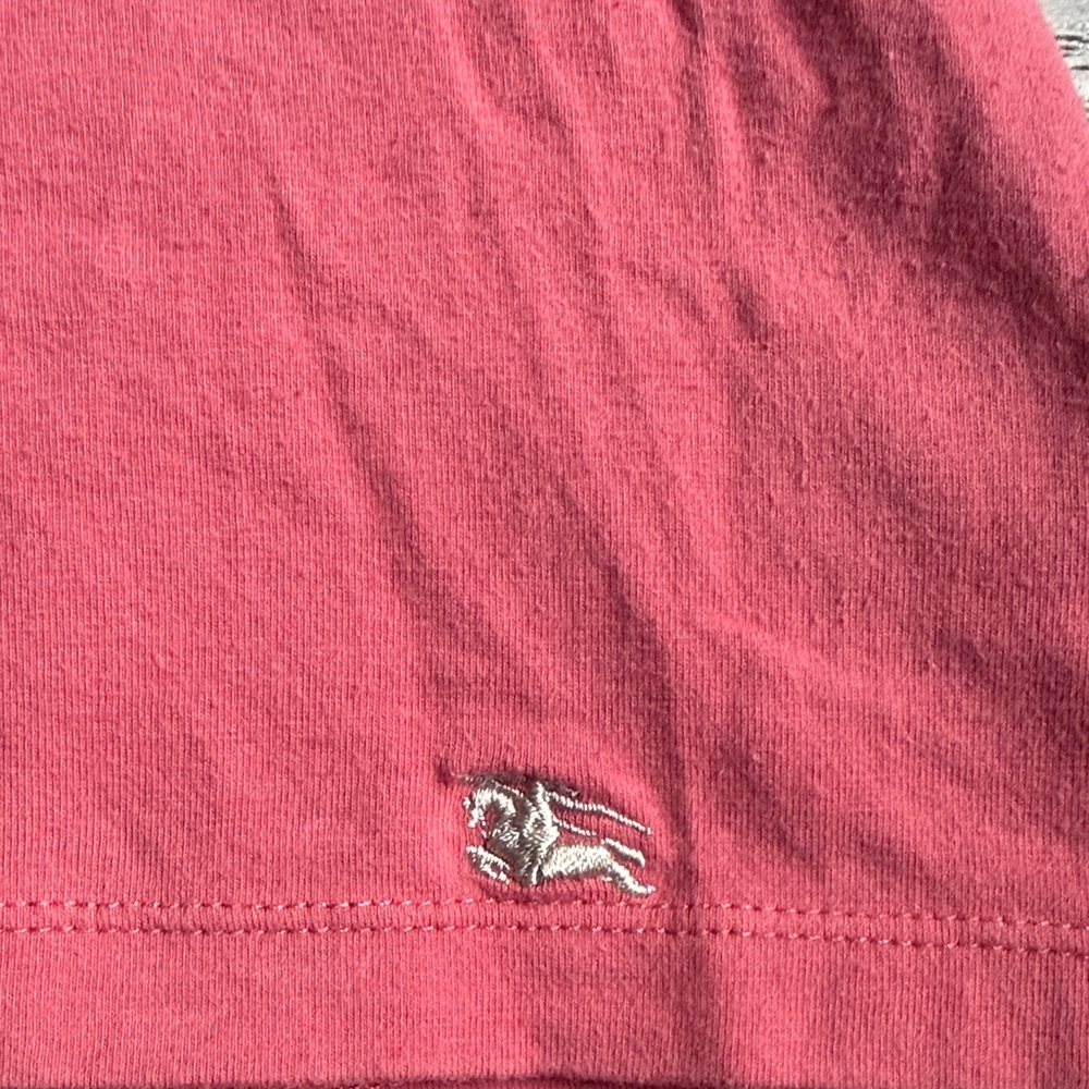 Burberry Women's Pink V-Neck Top - Picture 2 of 9